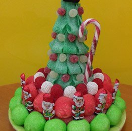 Tarta de Gominolas Navidad