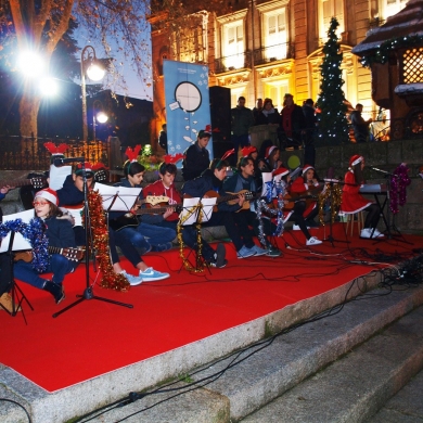 Villancicos en directo nas rúas de Ourense Centro