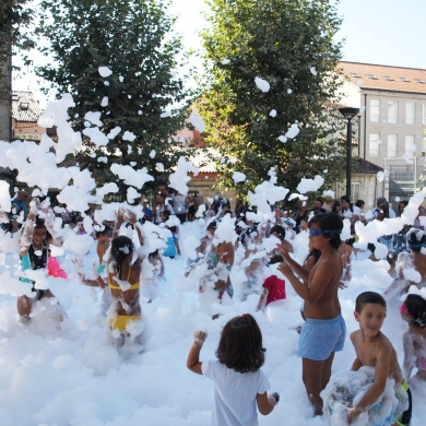 Fiesta de la espuma infantil Ourense 2018