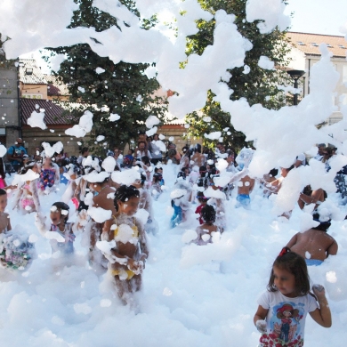 Fiesta de la espuma infantil Ourense 2018