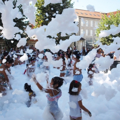 Fiesta de la espuma infantil Ourense 2018