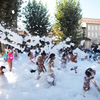 Fiesta de la espuma infantil Ourense 2018