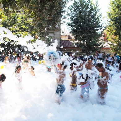 Fiesta de la espuma infantil Ourense 2018