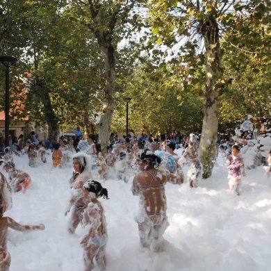 Fiesta de la espuma Ourense 2017