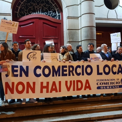 Manifestación de Apoyo al comercio local