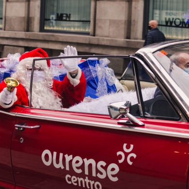 Papá Noel visita Ourense Centro 2020