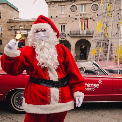 Papá Noel visita Ourense Centro 2020