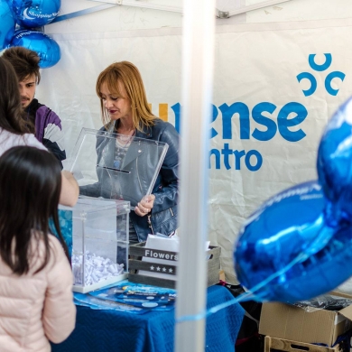 Stand sorteos - Shopping Night 2019