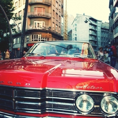 Coches época shopping night Ourense