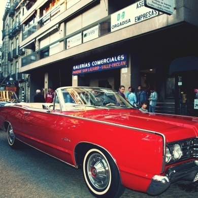 Coches época shopping night Ourense