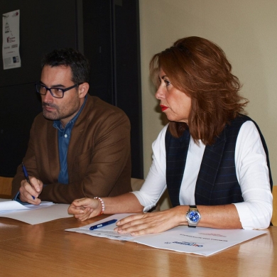 Visita da delegada territorial da xunta en Ourense, Marisol Díaz, e do xefe territorial de economía, emprego e industria, Santiago Álvarez. 