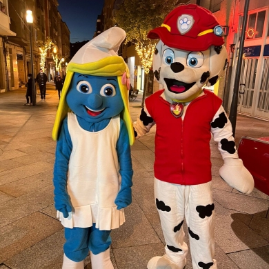 Visita de los reyes magos y personajes de Disney Ourense Centro