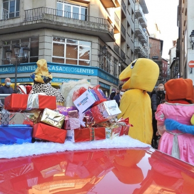 Visita de los reyes magos y personajes de Disney Ourense Centro