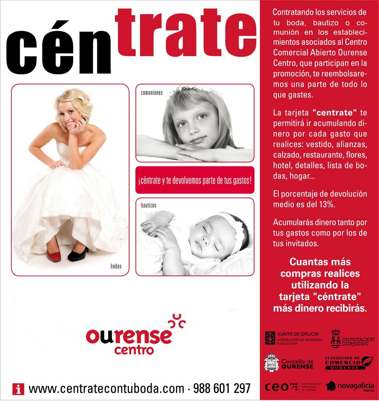 Centrate para las compras de tu boda en Ourense