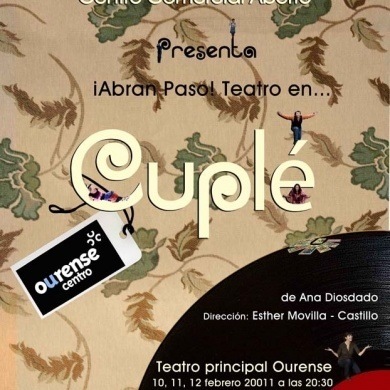 Cuple: Sesion de teatro para disfrutar en pareja por cortesia de Ourense Centro