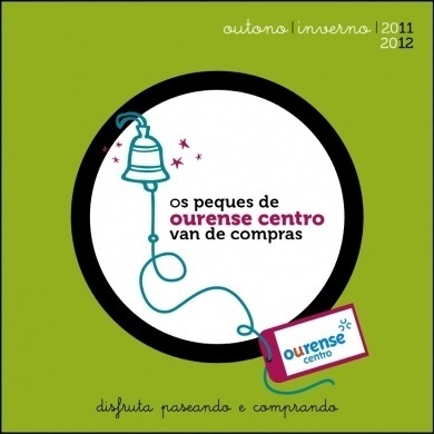 Ourense centro presenta un catálogo de productos promocionados por hijos de comerciantes asociados.