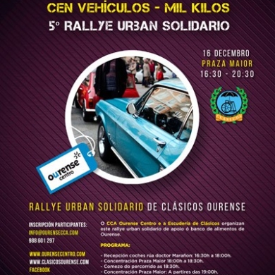 Concentracion solidaria coches Clasicos 2017 - Inscripciones y requisitos