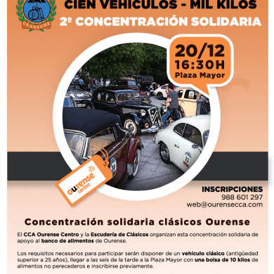 Inscripciones Concentracion Solidaria Cien vehiculos - Mil kilos