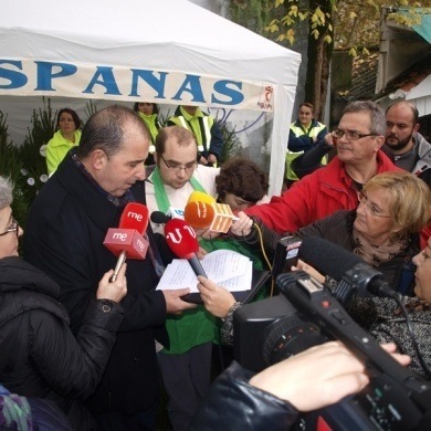 Ourense Centro y Aspanas apuestan por un Nadal solidario y de conciencia ecologica