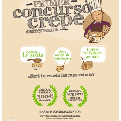 Participa en el I concurso crepe Ourense