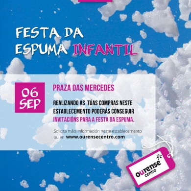 Fiesta de la Espuma infantil 2019