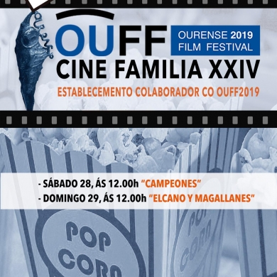 El OUFF y el Centro Comercial Aberto Ourense Centro invitan a las familias ourensanas al cine