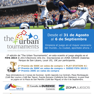 Sorteo de 12 inscripcións gratuitas para "The Urban tournaments"