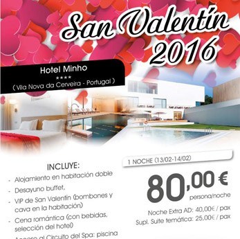 Escapada especial San Valentín