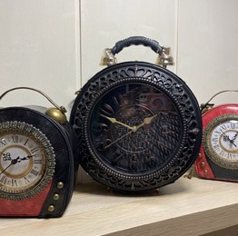 Bolso reloj de piel